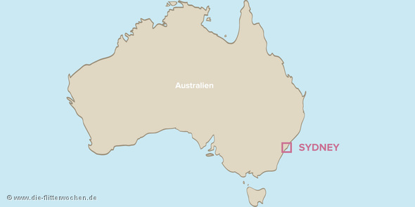 Australien Karte