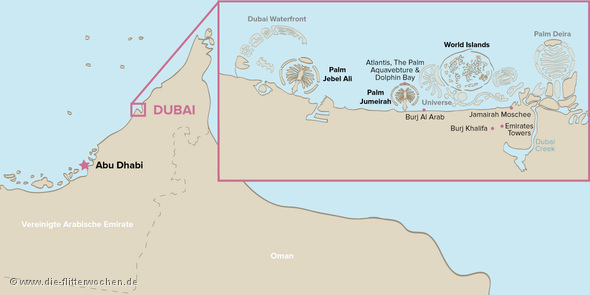Dubai Karte