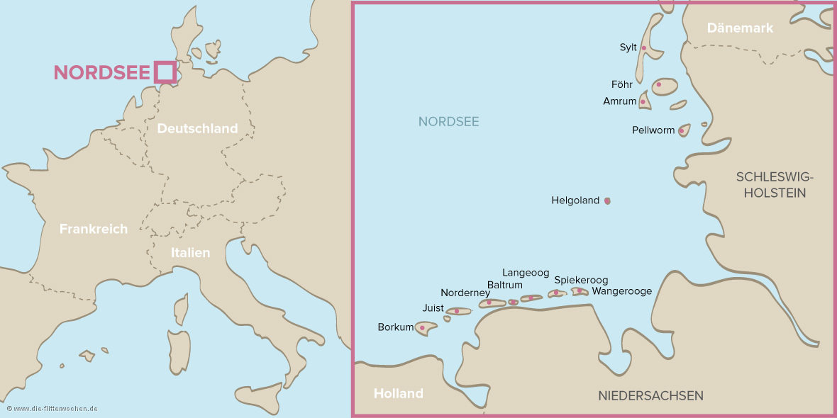 Nordsee Karte